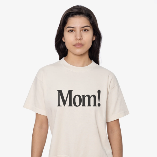 PRE-ORDER: Mom! Wide Garment-Dyed Tee